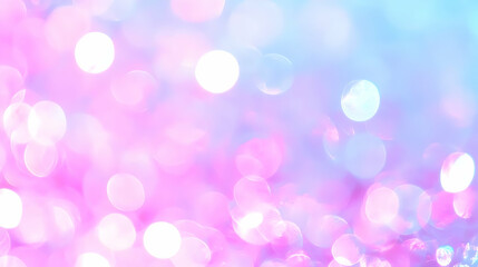 Fototapeta premium Whimsical Lavender Dreamscape, a soft pastel background filled with enchanting bokeh, creating a magical and serene atmosphere.