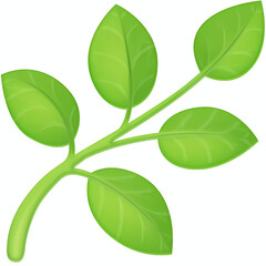 Obraz premium Leafy Branch 