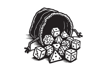 Dice Bag Silhouette Collection