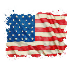 American Flag Patriotic Grunge Stars Stripes USA Independence Day