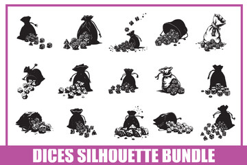 Dice Bag Silhouette Collection