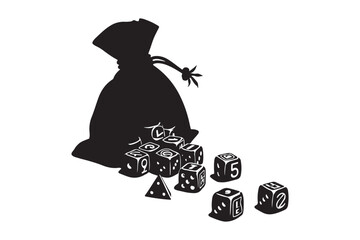 Dice Bag Silhouette Collection