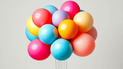 A playful flat lay of colorful candy arranged symmetrically