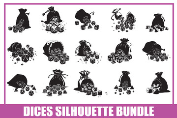 Dice Bag Silhouette Collection