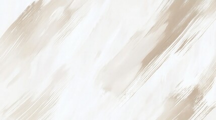 Obraz premium Abstract light beige and white brush strokes texture creating a soft, painterly artistic background effect.
