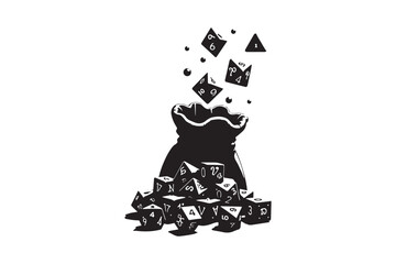 Dice Bag Silhouette Collection