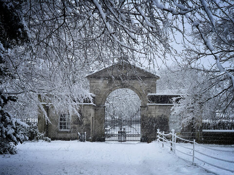 The entrance to the Beningbrough estate