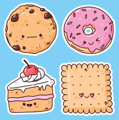 cute vector sweets