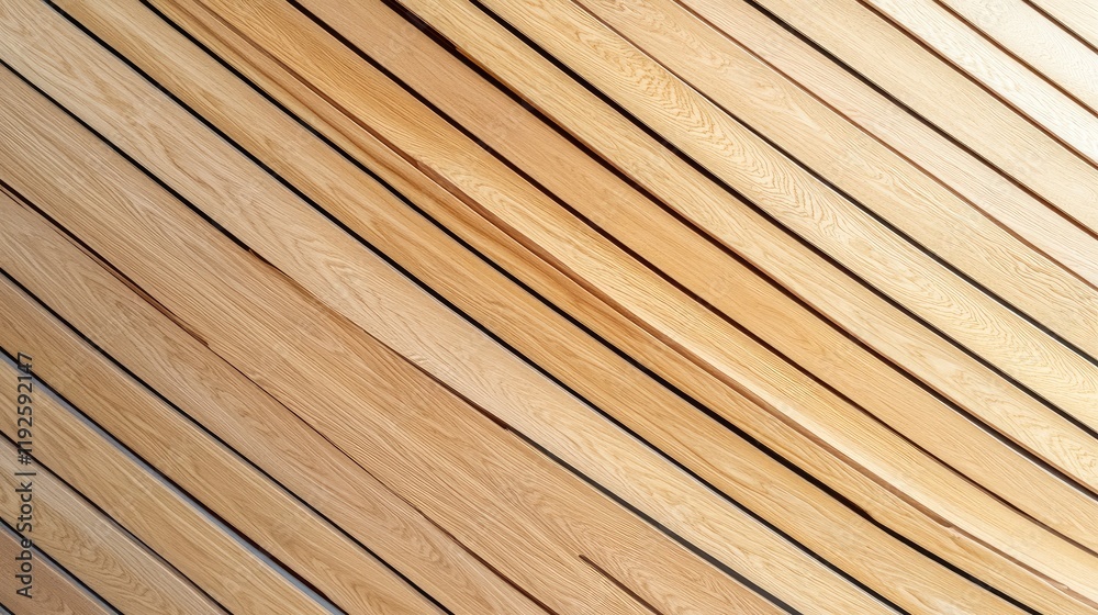 Poster diagonal wooden wall panel texture with natural grain pattern for modern interior design backgrounds