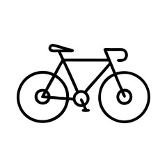 Obraz premium gravel bike icon, gravel bike line art - simple line art of gravel bike, perfect for gravel bike logos and icons and themed design