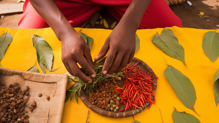 Local Guide Showcasing Spice Harvest on Zanzibar Tour