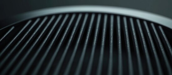 Grill close up with textured surface ideal for culinary backgrounds and promotional materials showcasing cooking and grilling themes