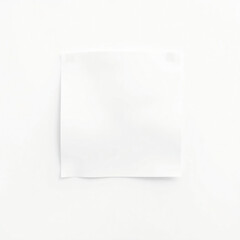 Paper Square Isolated On White Background