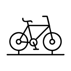 bicycle rack icon, bicycle rack line art - simple line art of bicycle rack, perfect for bicycle rack logos and icons and themed design