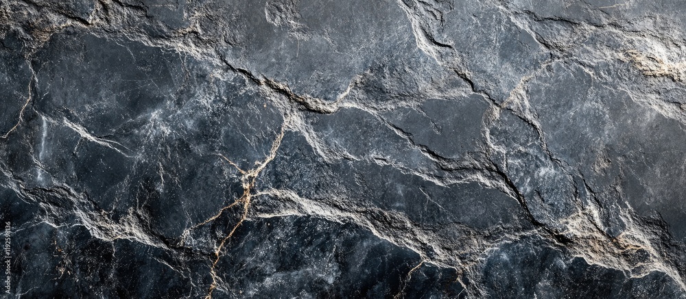 Aufkleber Close up of a textured glacier surface showcasing rugged details with a blank space ideal for overlaying text or graphics