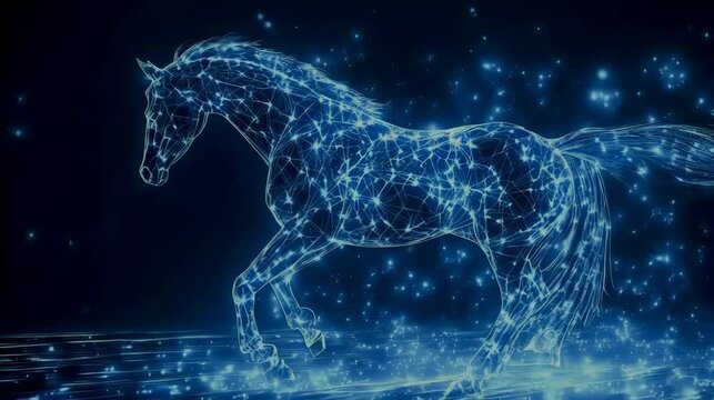Horse symbol of movement and energy