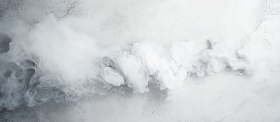 Soft white smoke wisps on a light background creating a serene atmosphere with ample space for personalized text or graphics.