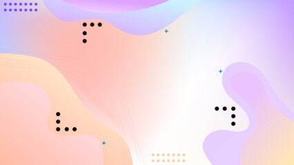 ABSTRACT BACKGROUND GRADIENT MESH SMOOTH LIQUID BLUE ORANGE PURPLE COLOR WITH HAND DRAWN SHAPES DESIGN VECTOR TEMPLATE GOOD FOR MODERN WEBSITE, WALLPAPER, COVER DESIGN 