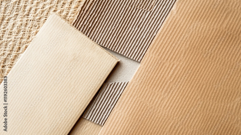 Poster cardboard texture backgrounds showcasing various patterns and colors ideal for design and texture ap