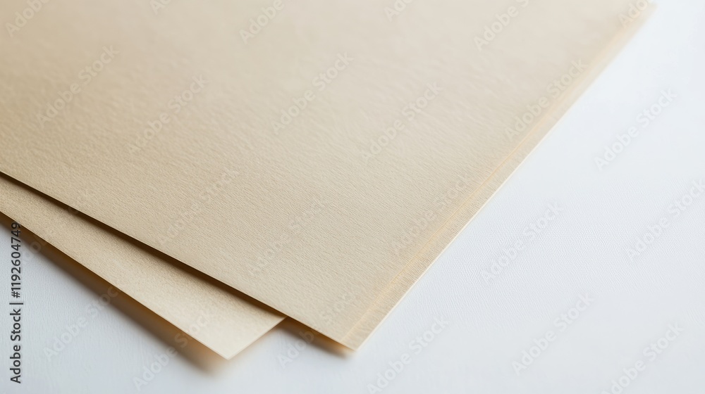Leinwandbilder cotton paper sheets with a smooth texture featuring blank space for personalized text or design elem