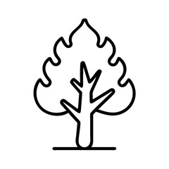 trail blaze on tree icon, trail blaze on tree line art - simple line art of trail blaze on tree, perfect for trail blaze on tree logos and icons and themed design