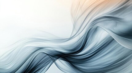 Obraz premium Cloudy abstract background concept. Abstract flowing fabric with soft colors, creating a sense of motion and elegance.