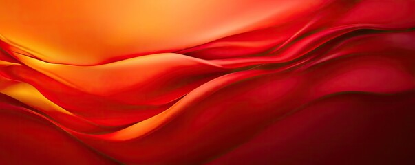 Obraz premium Blurred abstract background idea. Vibrant waves of red and orange create a dynamic, abstract visual experience.
