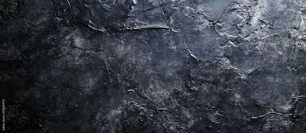 Aufkleber black cement wall grunge texture background ideal for text placement and graphic design projects