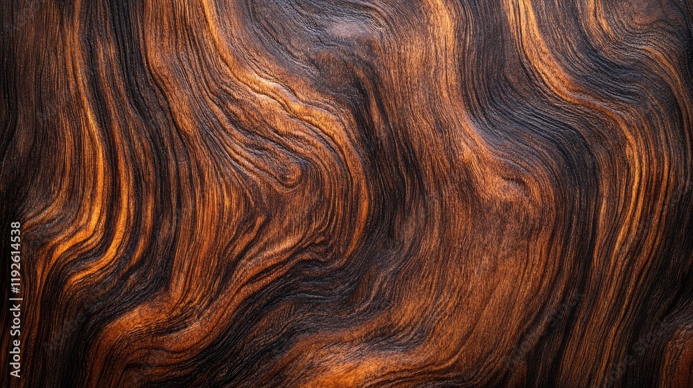 Aufkleber Abstract Wood Grain Texture in Warm Tones Suitable for Backgrounds and Design Projects