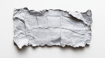 Silver grey Adhesive wrinkled plastic sticky tape photo. Isolated element. Masking, duct tape strip