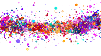 Abstract Colorful Circles Graphic Design