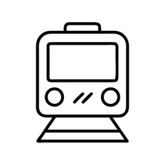 train icon icon, train icon line art - simple line art of train icon, perfect for train icon logos and icons and themed design