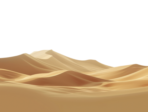 Stunning Desert Landscape - Golden Sand Dunes