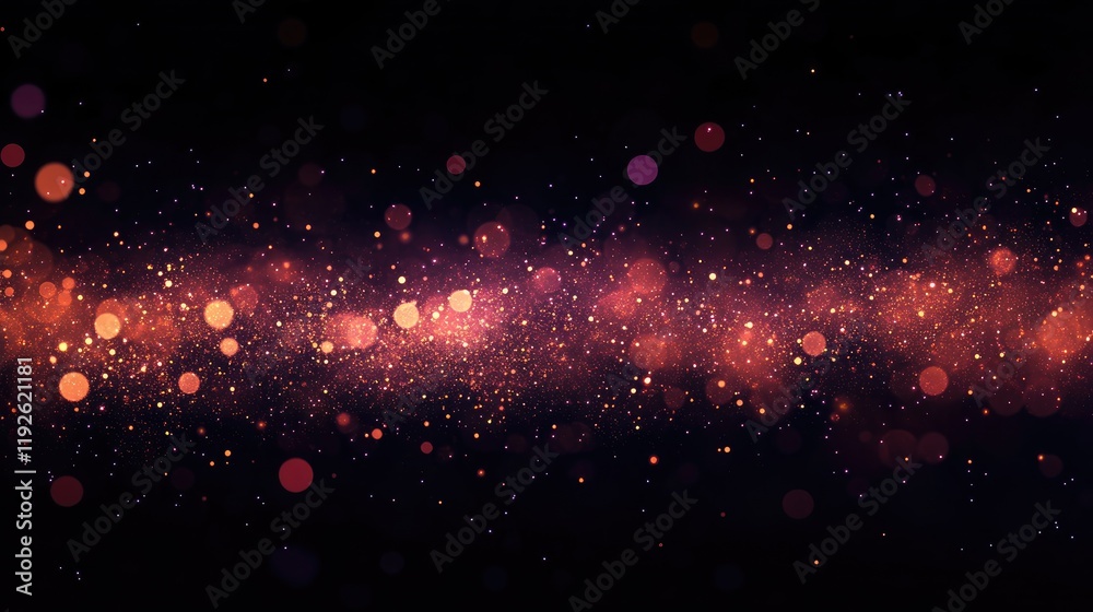 Leinwandbilder Bokeh light abstract background with vibrant colors creating a dreamy and artistic atmosphere suitable for various design projects.