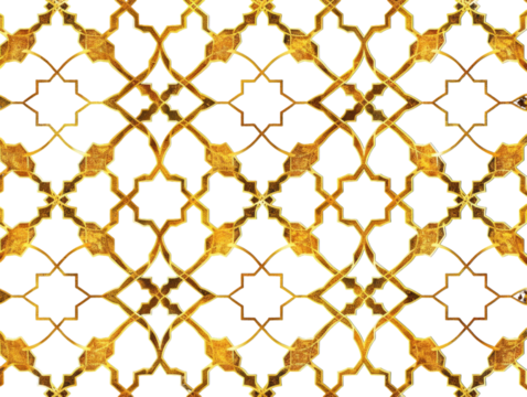Golden Geometric Pattern Design for Architecture
