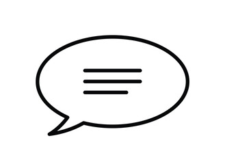 Speech icon set editable vector stock illustration