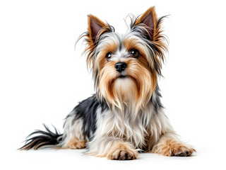 A view of a Yorkshire Terrier dog