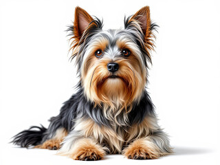 A view of a Yorkshire Terrier dog