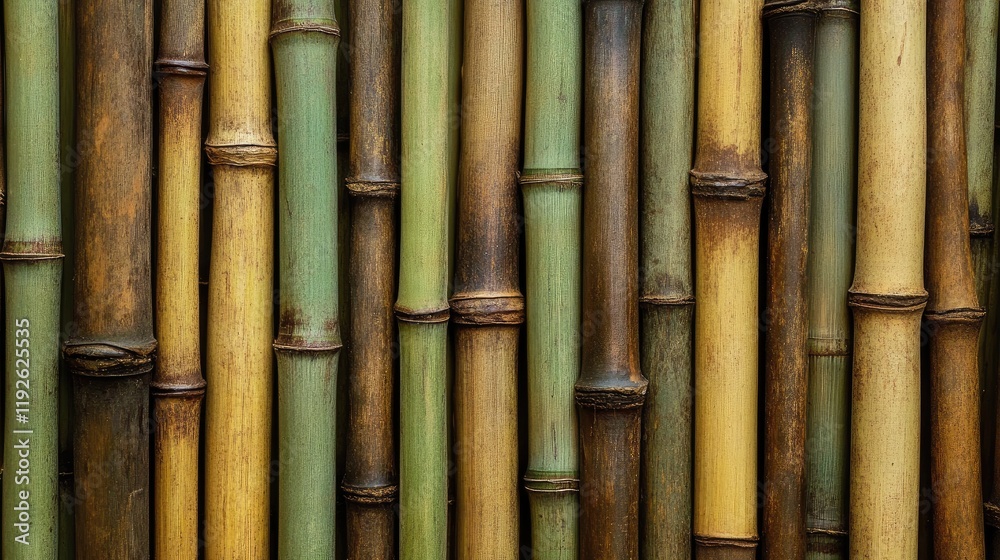 Poster bamboo texture background showcasing natural colors and patterns for design and decorative purposes