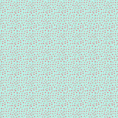 Bright pastel tiny-floral seamless pattern on aqua background—great for kids’ textiles, cheerful wrapping paper, quilting, and playful decorative designs.