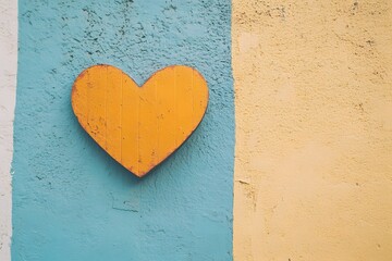 The shape of a love heart, Generative AI	