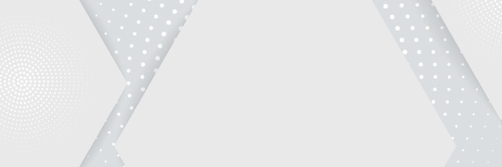 White geometric abstract background overlap layer on bright space with lines effect decoration, eps10.