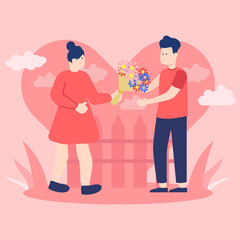 Valentine's Day Celebrations Illustration