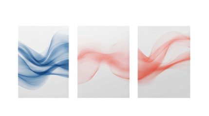 Abstract Wave Art Prints - Modern Wall Decor