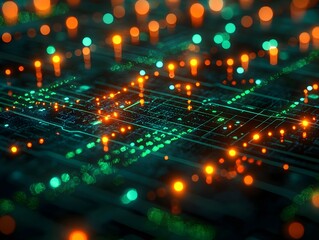 Fototapeta premium Vibrant Digital Ledger Displaying Finalization of Business Agreement Symbol of Successful Corporate Partnership