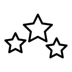 Star Vector Line Icon Design