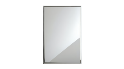 Modern Rectangular Wall Mirror with Sleek Frame