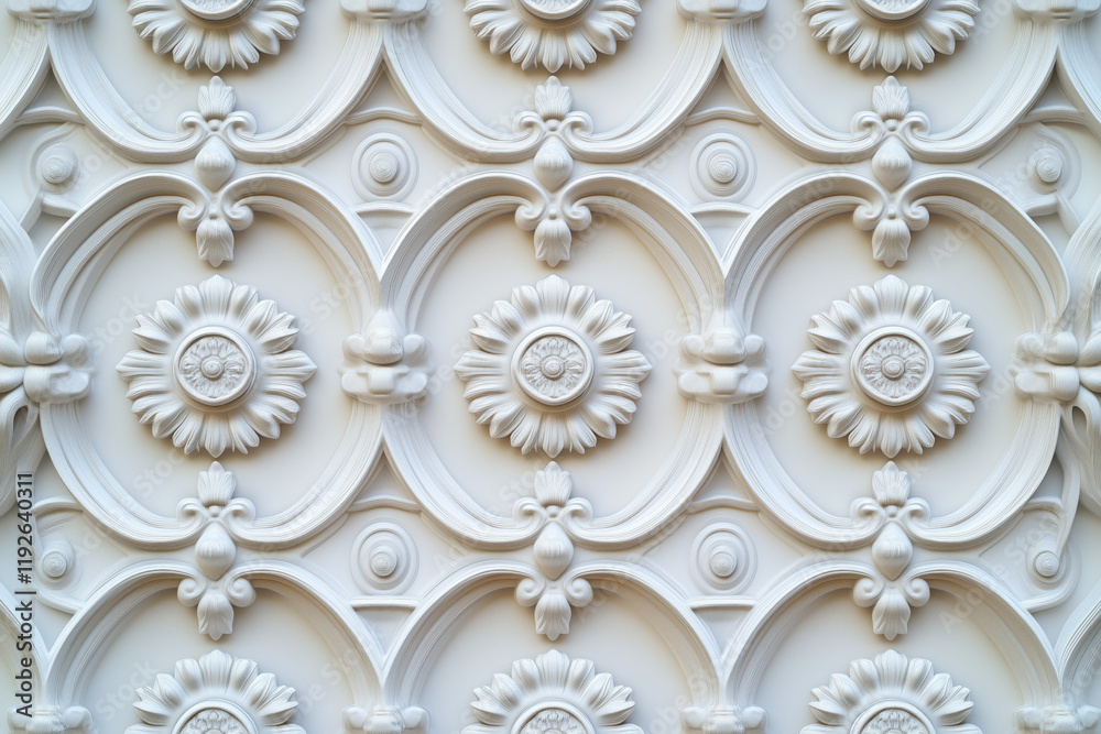 Poster sophisticated classical 3d pattern. ancient ornament. background image. created with generative ai t