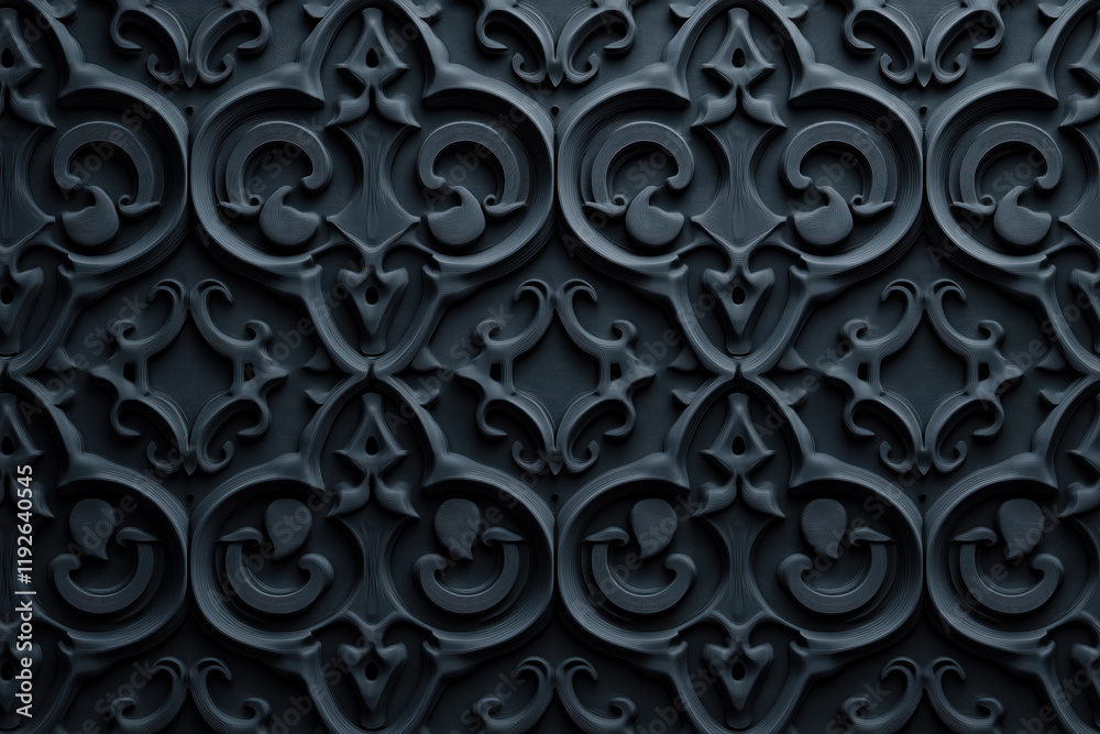Poster sophisticated classical 3d pattern. ancient ornament. background image. created with generative ai t