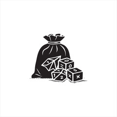 Dice Bag Silhouette Collection